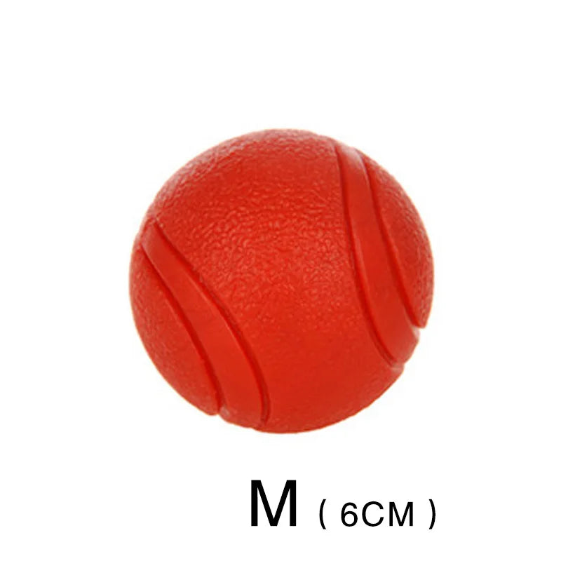 HOOPET Dog Toy Rubber Ball Bite-resistant Ball — in-use context for dogs