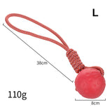 HOOPET Dog Toy Rubber Ball Bite-resistant Ball — secondary detail for dogs