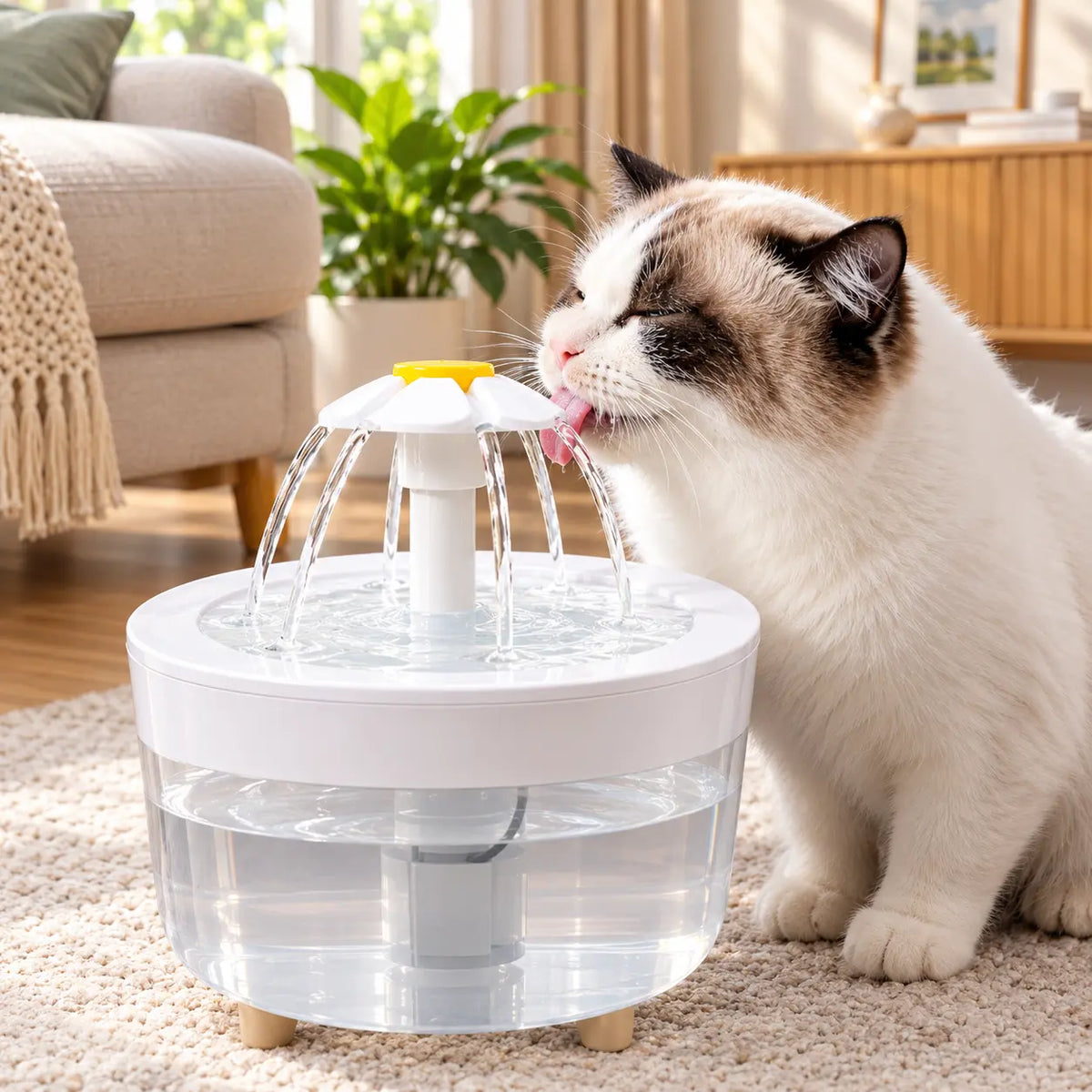 1.2L Automatic Pet Water Fountain for Cats & Dogs