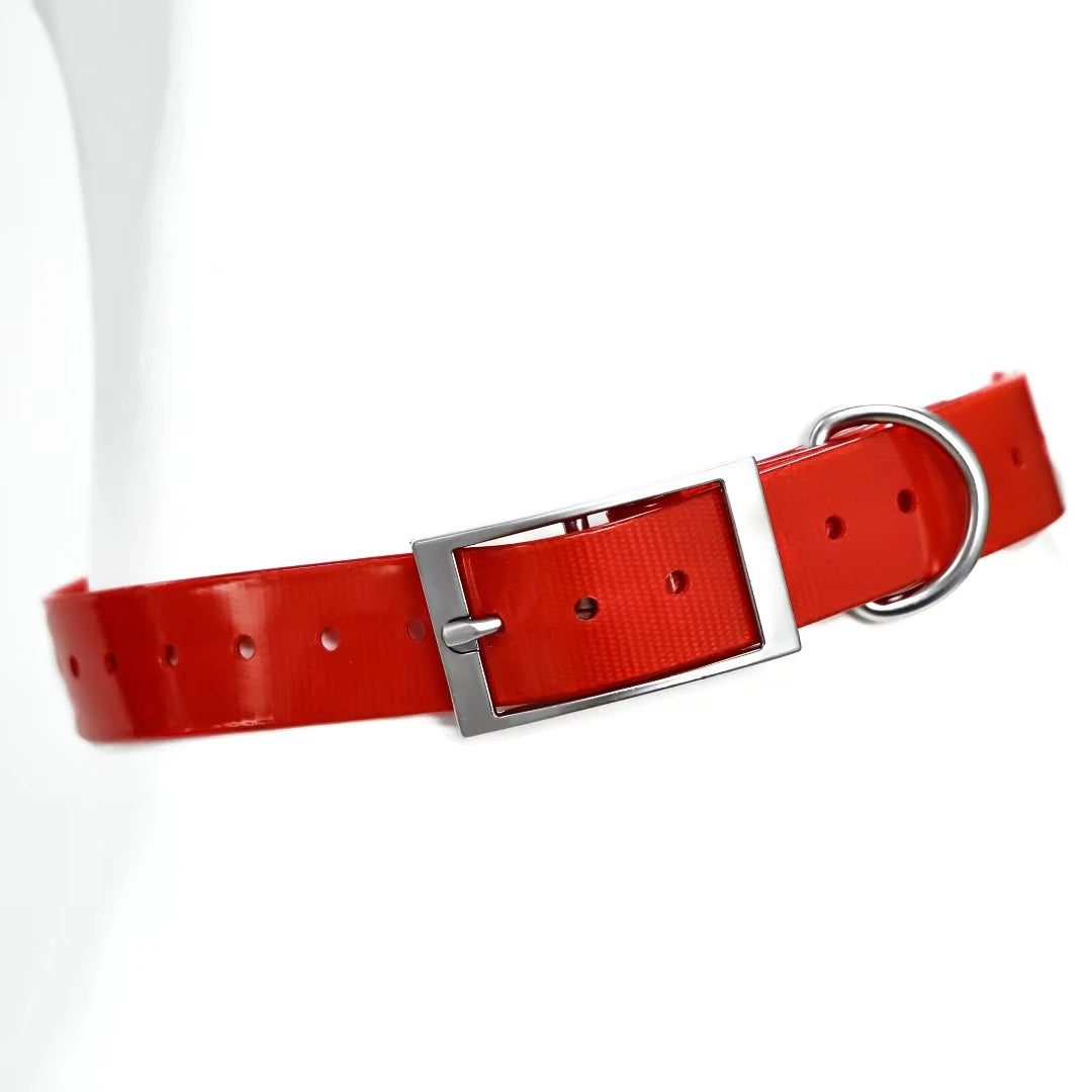 2.5cm Wide Heavy Duty TPU Dog Collar Waterproof — alternate color or size view for dogs