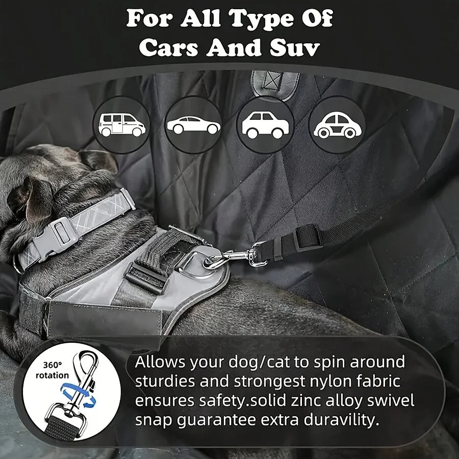 Dog Seat Belt for Vehicle Secure, Pet Car Tether Safety Leash for Dogs In Vehicles, Dog Seatbelt Tether,  Christmas Gift — imagem 4