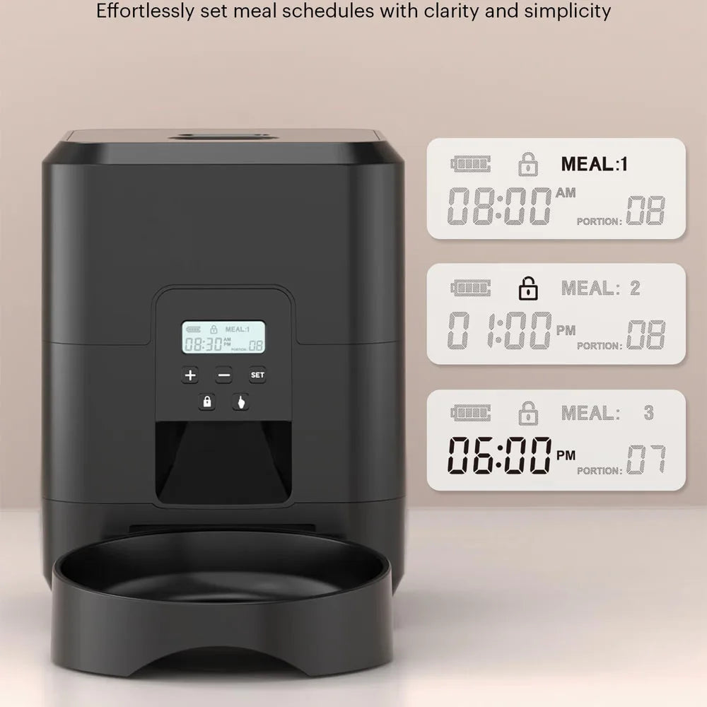 Smart Pet Feeder Automatic Cat Feeder Dog Slow Food Machine With Timed Quantitative Automatic Cat Food Dispenser Cat Dog Bowl — imagem 3