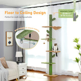 cat tree: side angle (CellosPets)