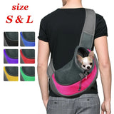 Hands-Free Pet Sling Carrier for Small Dogs & Cats – Breathable Mesh Crossbody Travel Bag