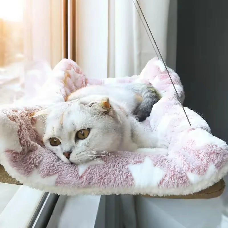 pet hammock for cats — close-up of materials