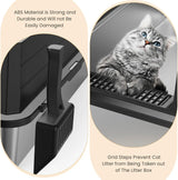 XXXL Stainless Steel Litter Box Extra Large 28" — in-use context for cats