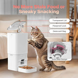 7L Smart Automatic Pet Feeder with HD Camera Double Bowls WiFi Intelligent Cat Dog Food Dispenser with Tuya App Control Remote Monitoring Two-Way Audio Voice Recorder Timer Auto Feeding for Multi Pets — imagem 7
