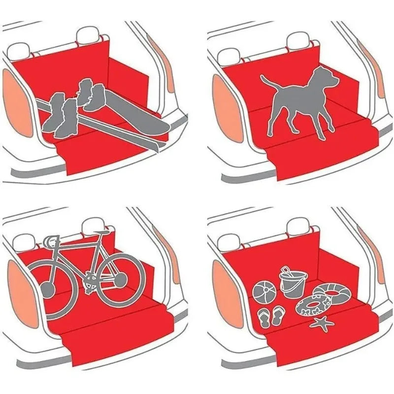 pet car seat cover for dogs — close-up of materials