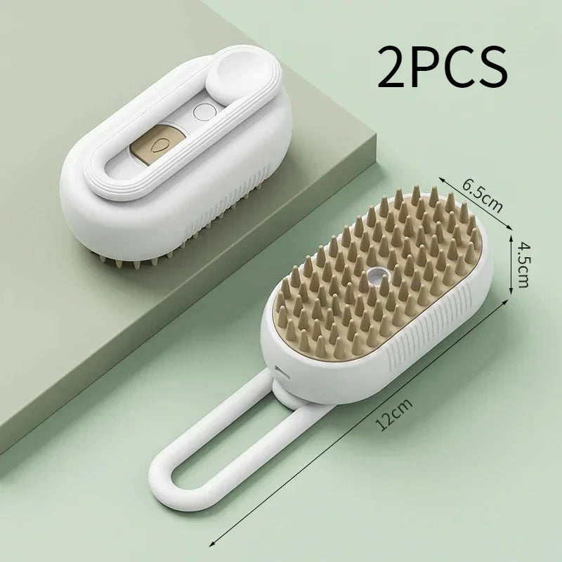 Pet Steam Brush Cat Dog Cleaning Steamy Spray — alternate color or size view for dogs and cats