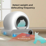 cat litter box: side angle (CellosPets)