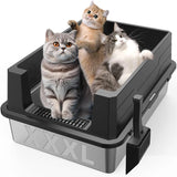 cat litter box for cats — packaging or accessories view