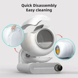 Tonepie 65L Automatic Smart Cat Litter Box Self — detail view for cats