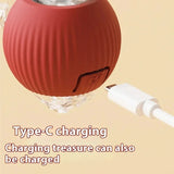 Rechargeable Automatic Rolling Ball Cat Toy – Fake Tail, Imitate Mouse, Electric Interactive for Cats & Dogs — imagem 4