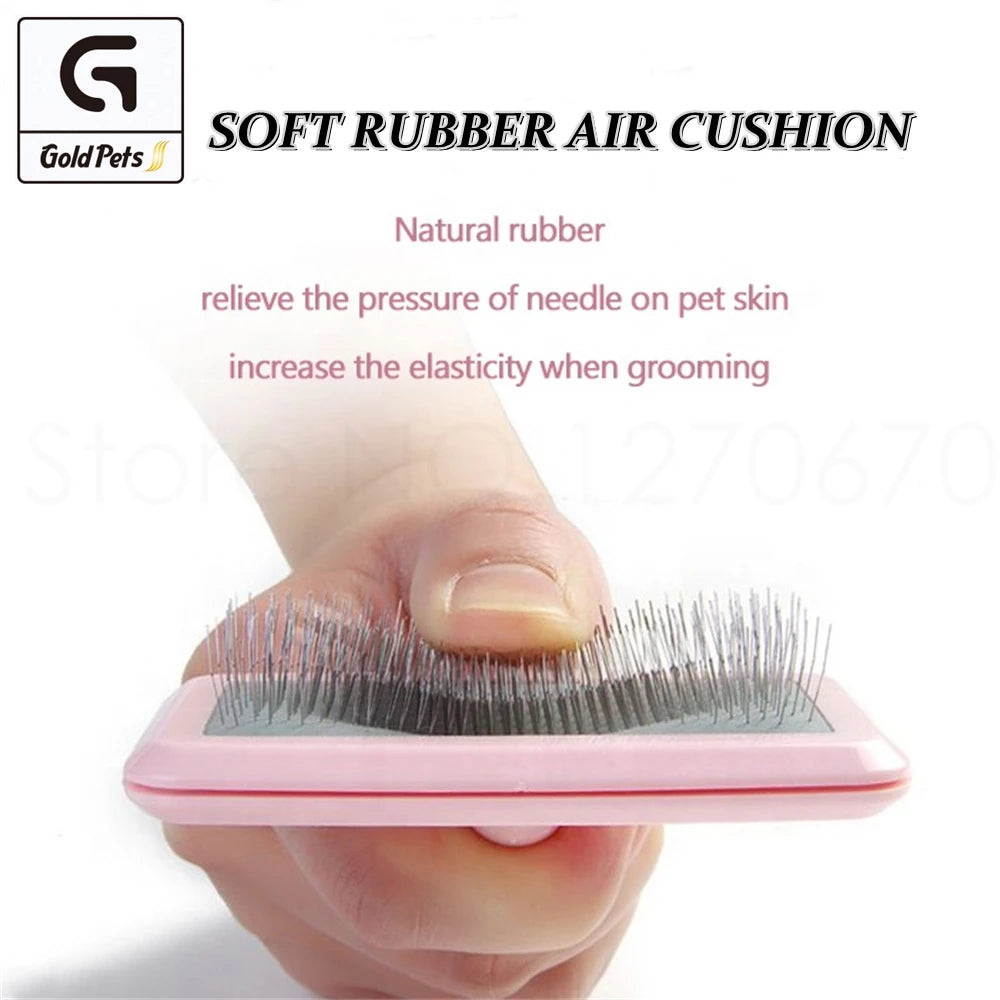 pet grooming tool for cats — close-up of materials