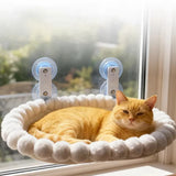 Cat Window Hammock With Strong Suction Cups – — detail view for cats