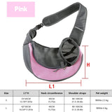 Hands-Free Pet Sling Carrier for Small Dogs & Cats – Breathable Mesh Crossbody Travel Bag