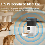 automatic pet feeder: side angle (CellosPets)