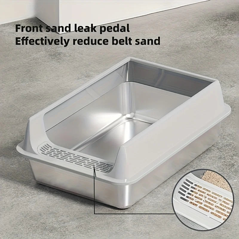 cat litter box for cats — close-up of materials