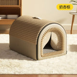 pet tent bed: side angle (CellosPets)