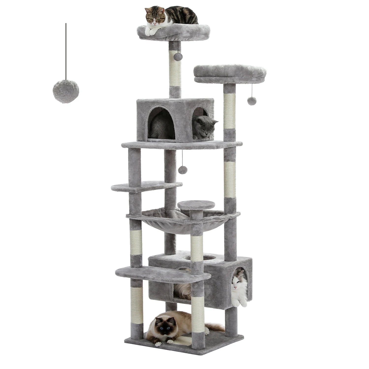 cat tree for cats — packaging or accessories view