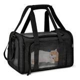 1PC Cat, Dog Carrier for Small Medium Cats Puppies up to 15 Lbs, Collapsible Travel Puppy Carrier — imagem 2