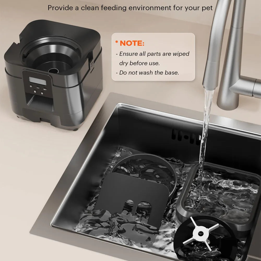 Smart Pet Feeder Automatic Cat Feeder Dog Slow Food Machine With Timed Quantitative Automatic Cat Food Dispenser Cat Dog Bowl — imagem 5