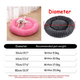 pet bed for dogs and cats — close-up of materials