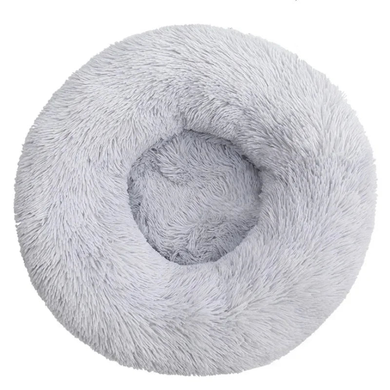 40-90cm 6 Sizes Round Pet Bed For Large Dog Bed — in-use context for dogs and cats