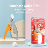 Professional Pet Nail Clipper Scissors With LED Light Cat Dog Nail Clipper Tool Scissors Nail Toeclaw Cutter Scissors Pet Supply — imagem 6