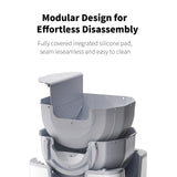 cat litter box: side angle (CellosPets)