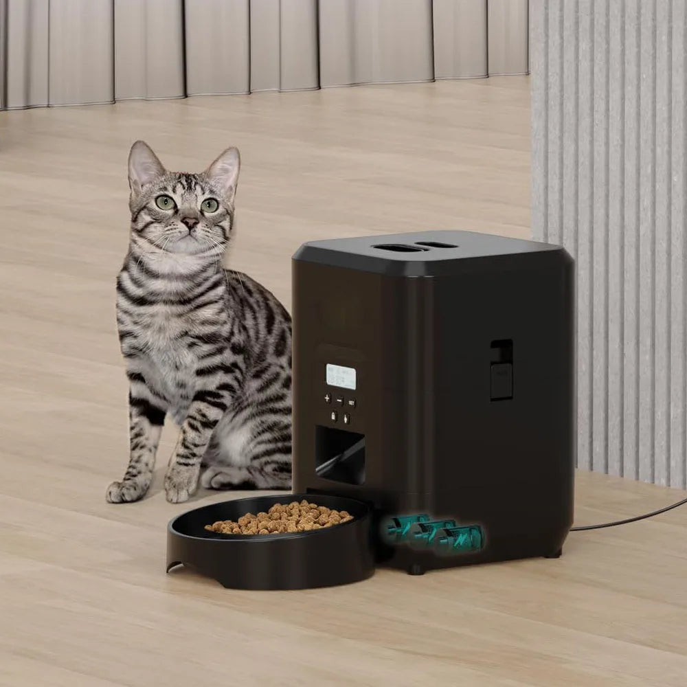 Smart Pet Feeder Automatic Cat Feeder Dog Slow Food Machine With Timed Quantitative Automatic Cat Food Dispenser Cat Dog Bowl — imagem 2
