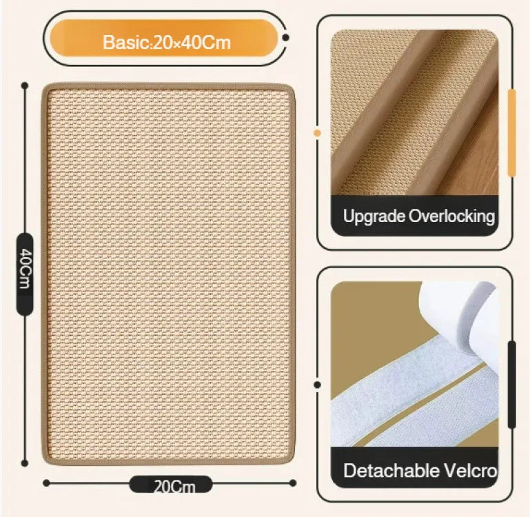 Multi-Function Cat Sisal Scratcher Pad Sofa — alternate color or size view for cats