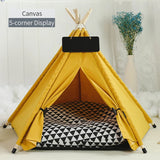 pet tent bed for dogs and cats — close-up of materials