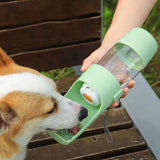 Portable Dog Cat Water Bottle with Storage Food and Water Container for Puppy Pets dogs Feeder Bowl Outdoor Travel Pet supplies — imagem 3
