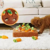 Carrot Snuffle Mat For Dogs Cats Puzzle Toy With — detail view for dogs
