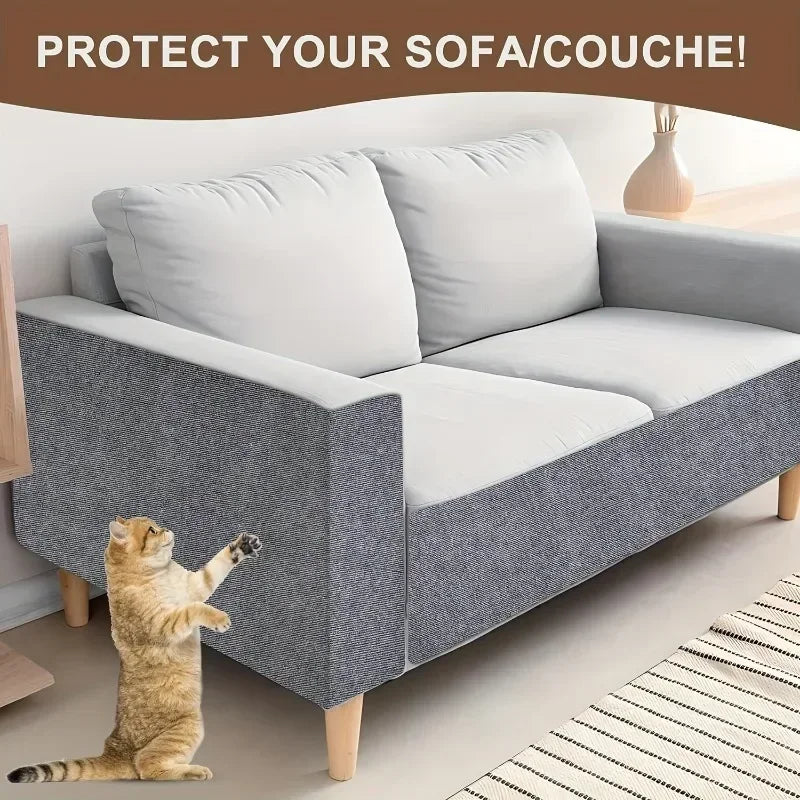 40x300cm Cat Scratcher Sofa Protector Cats — detail view for cats