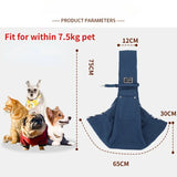 Comfortable Dog Bag Pet Crossbody Shoulder Bag Outdoor Travel Portable Cat Puppy Sling Carrier Bag Pet Carrying Supplies — imagem 2