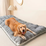 Dog Pet Beds Extra Large Plush Dog Bed Sofa Thickened Super Soft Polyester Pet Mat Dog Crate Mat Bed For Large Dog Bed — imagem 2