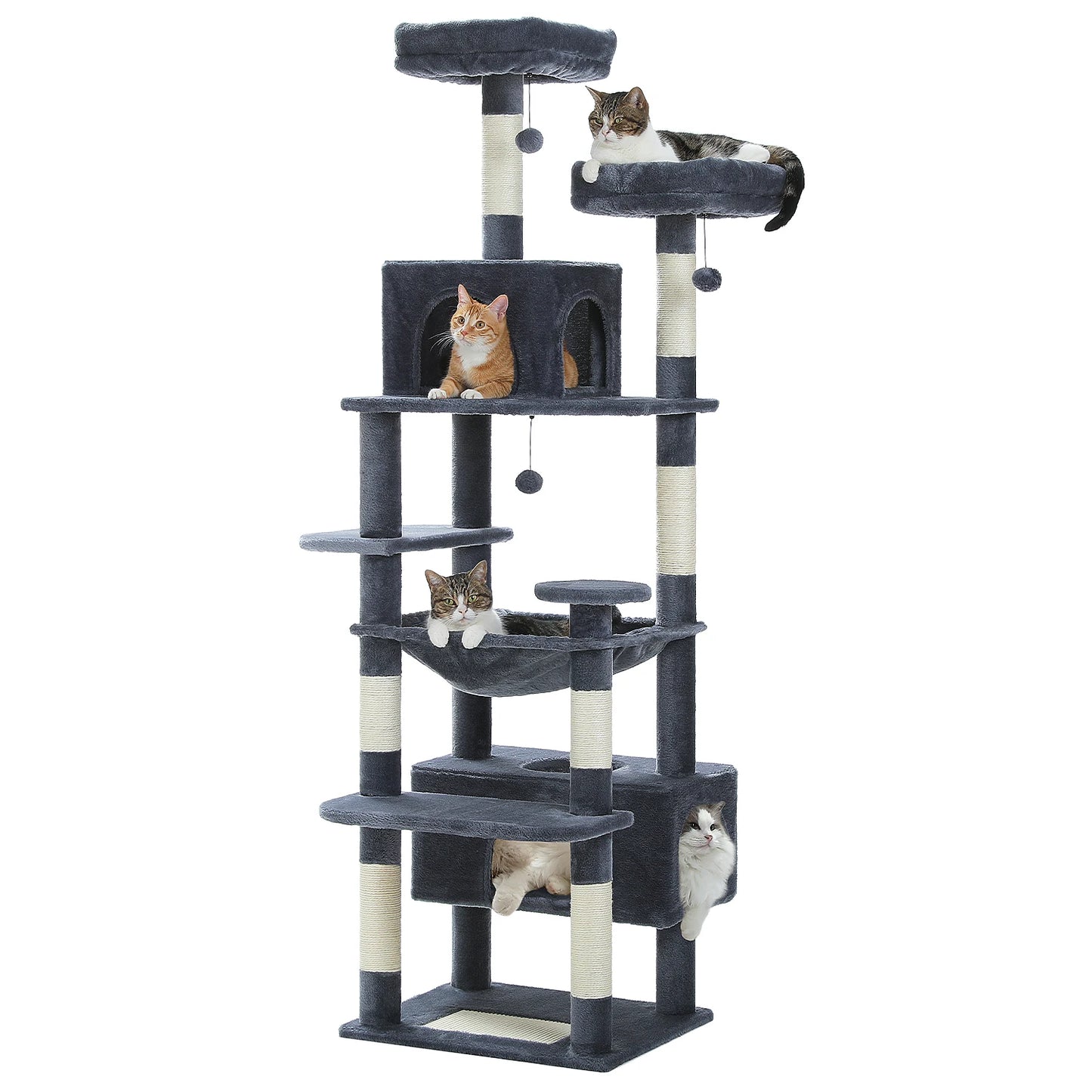 Large Cat Tree And Tower For Indoor Cats With — secondary detail for cats