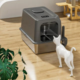Automatic Self Cleaning Cat Litter Box Large — detail view for cats