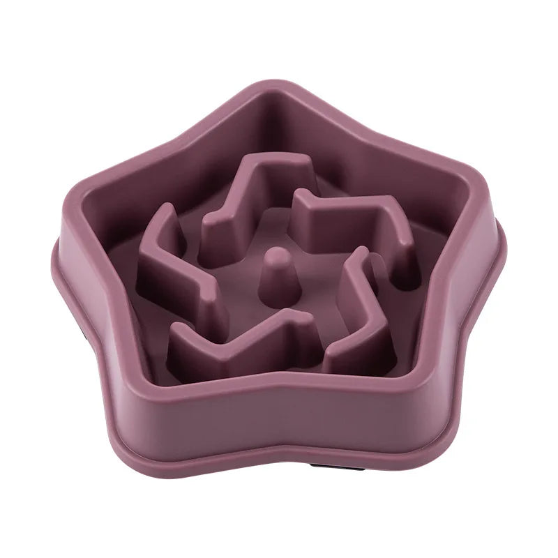 Pet Cat Dog Slow Food Bowl Fat Help Healthy Round Anti-choking — product image 21 of 25