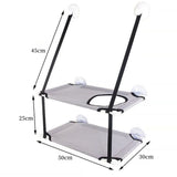 pet hammock for cats — close-up of materials
