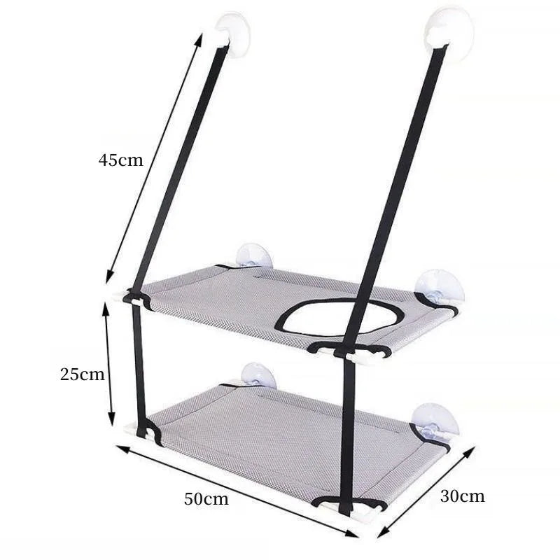 pet hammock for cats — close-up of materials