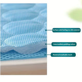 Summer Pet Ice Pad Cool Sleeping Mat Breathable — in-use context for dogs and cats