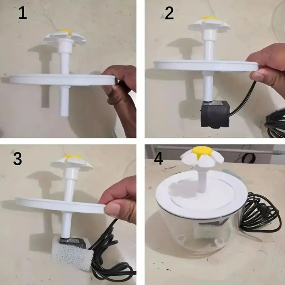 Pets Water Fountain Auto Filter USB Electric Mute Cat Drinker Bowl 1200mL Recirculate Filtring Drinker for Cats Water Dispenser — imagem 5