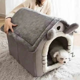 pet tent bed: side angle (CellosPets)