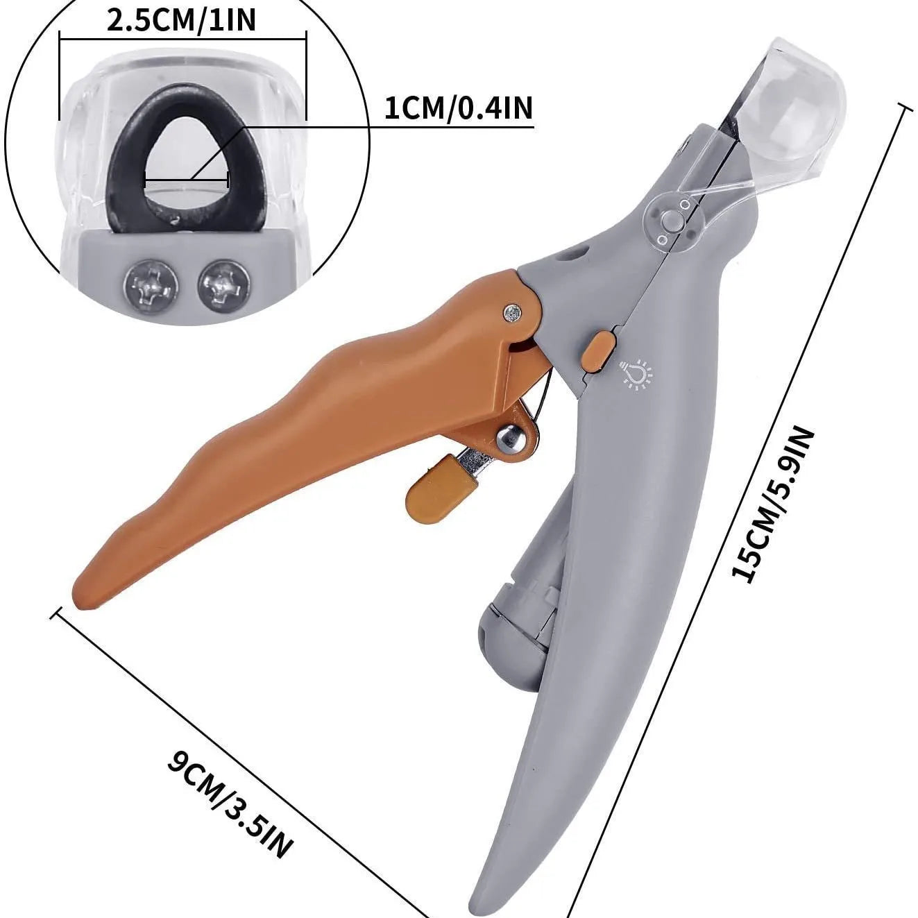 Professional Pet Nail Clipper Scissors With LED Light Cat Dog Nail Clipper Tool Scissors Nail Toeclaw Cutter Scissors Pet Supply — imagem 2