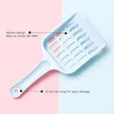 Pet Litter Shovel Candy Color High Appearance — in-use context for cats