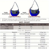 Hands-Free Pet Sling Carrier for Small Dogs & Cats – Breathable Mesh Crossbody Travel Bag