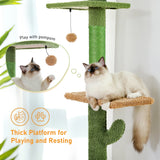 Cat Tree 5-Tier Floor to Ceiling Cat Tower — in-use context for cats